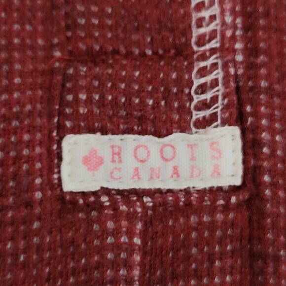 Roots Canada Long Johns XS Red One Piece Thermal Joggers Base Layer Loungewear - Picture 10 of 12